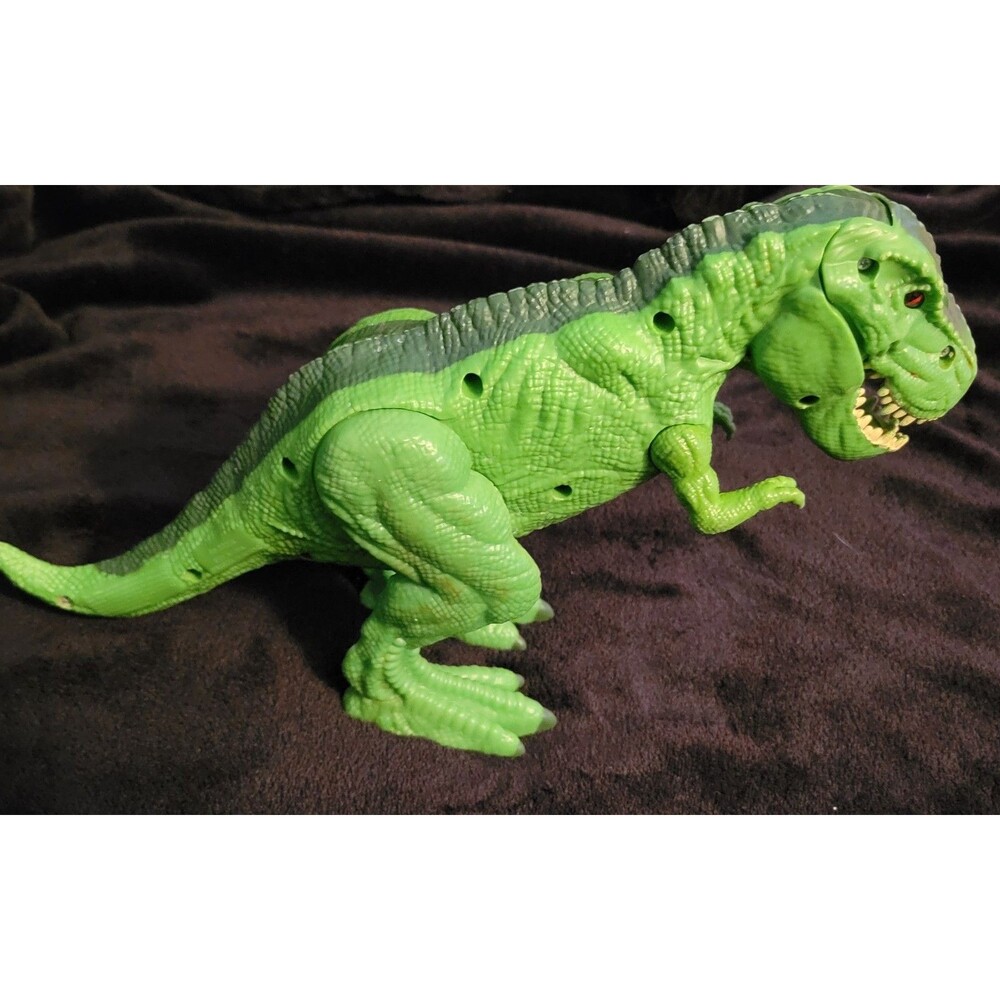 Adventure Force T-Rex with Roaring Sound Effects and Light up Eyes Light Green